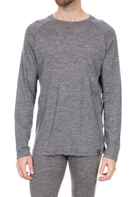 DLX Herren Langarm Funktionsshirt aus Merinowolle WEXLER
