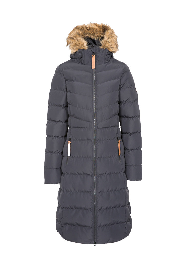 Trespass Damen Outdoormantel mit Fellkapuze AUDREY