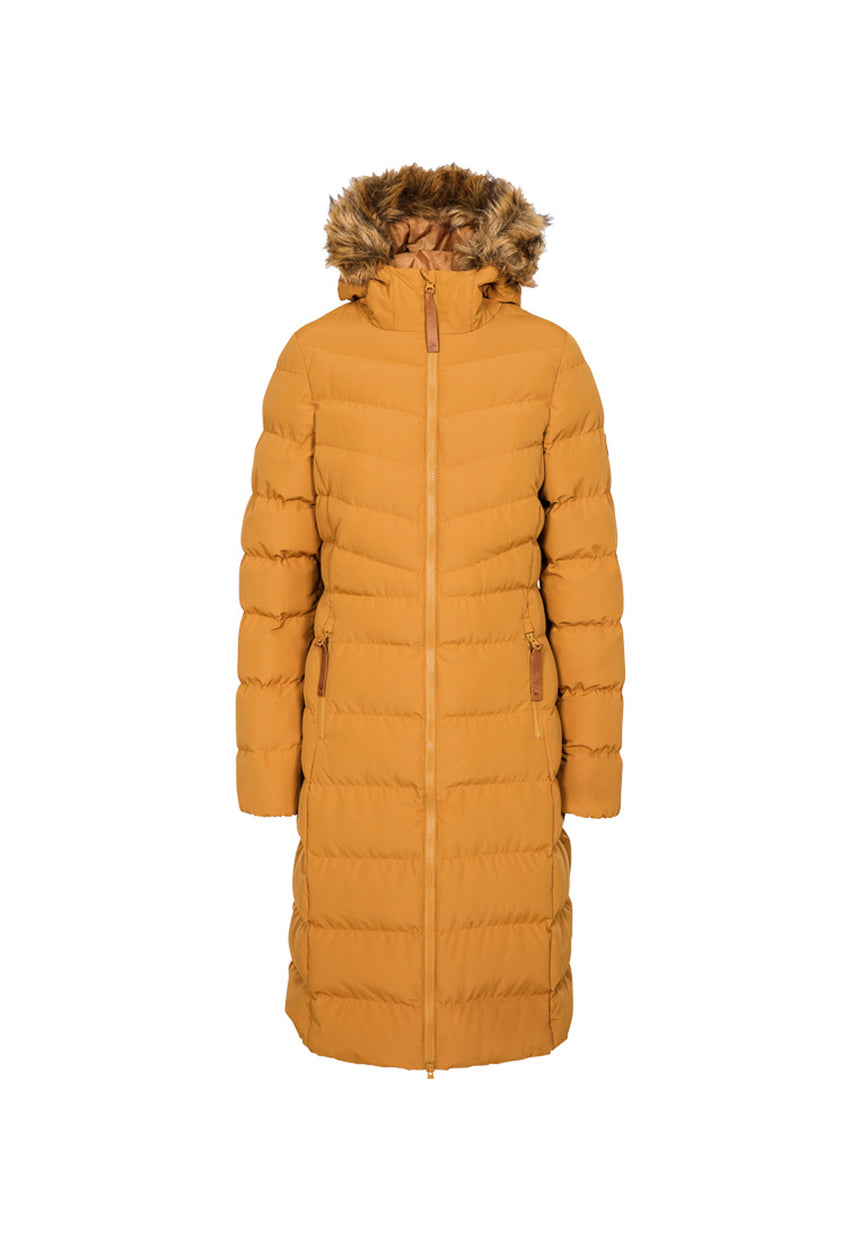 Trespass Damen Outdoormantel mit Fellkapuze AUDREY