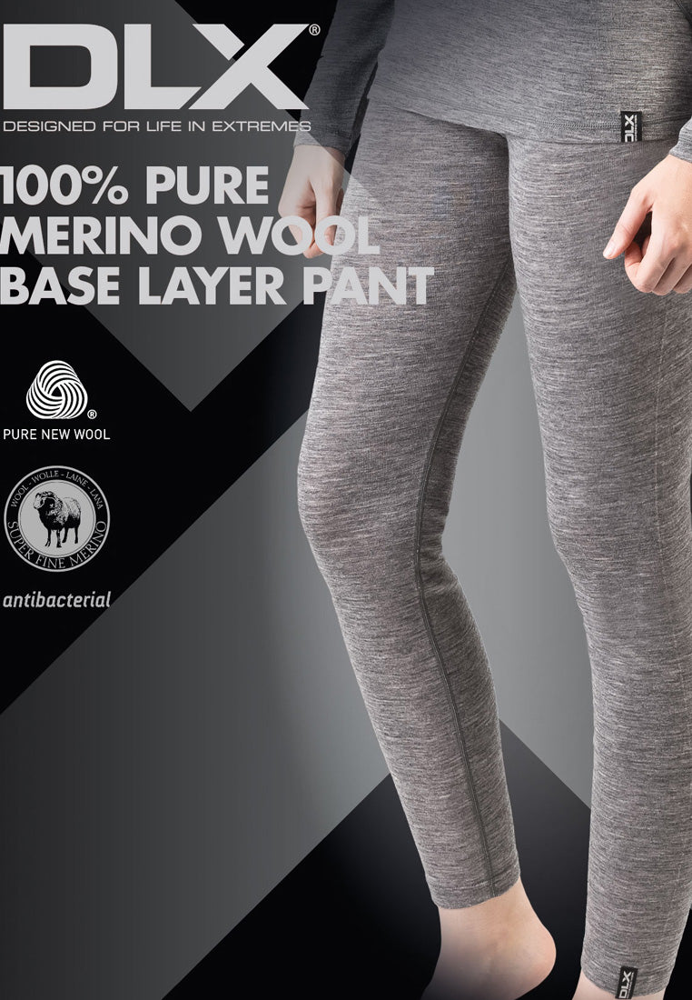 DLX Damen Funkrionsunterteil aus 100% Merinowolle