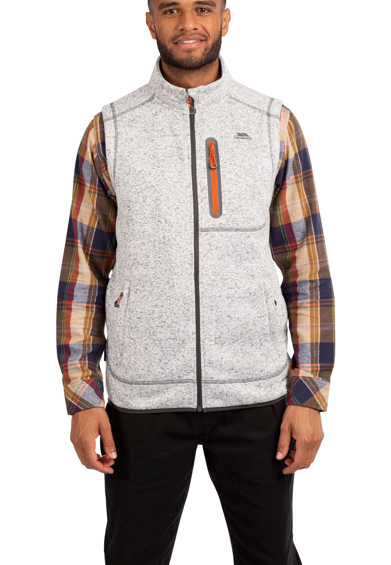 Trespass Herren Strickfleeceweste WOODLEY