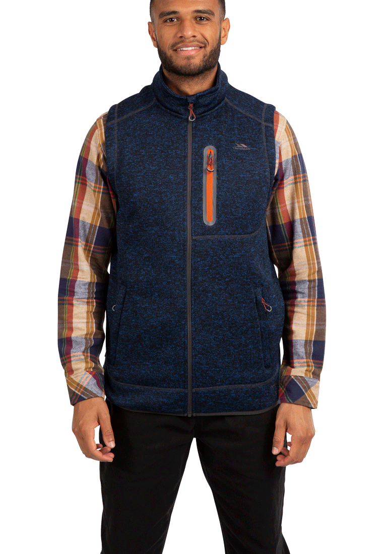 Trespass Herren Strickfleeceweste WOODLEY