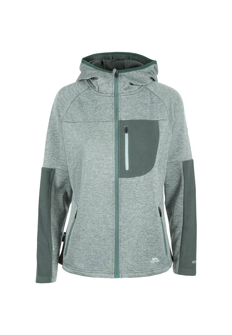 DLX Damen Fleecejacke mit Kapuze TRULLO