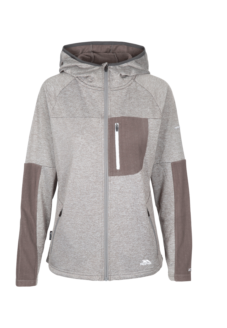 DLX Damen Fleecejacke mit Kapuze TRULLO