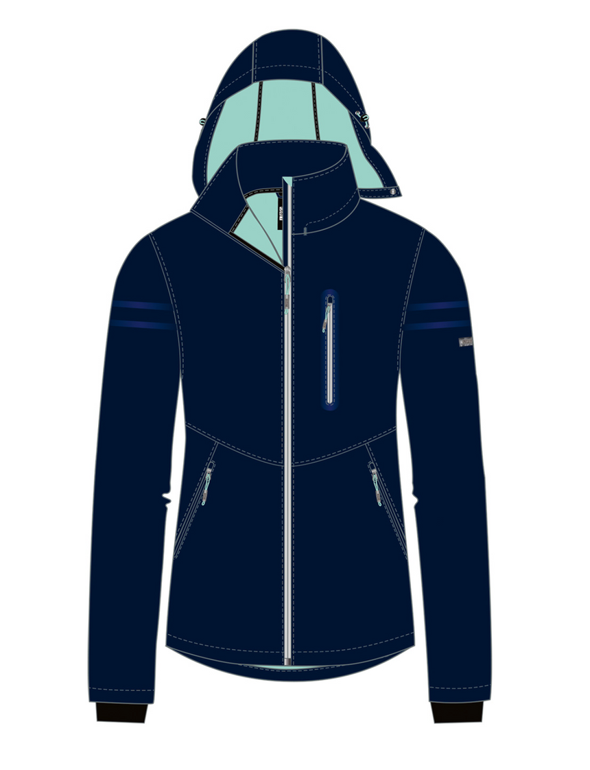 LPO Damen Softshelljacke mit Kapuze Vanessa