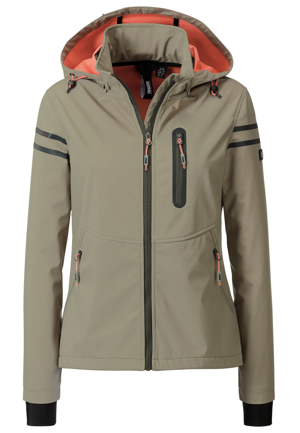 LPO Damen Softshelljacke mit Kapuze Vanessa
