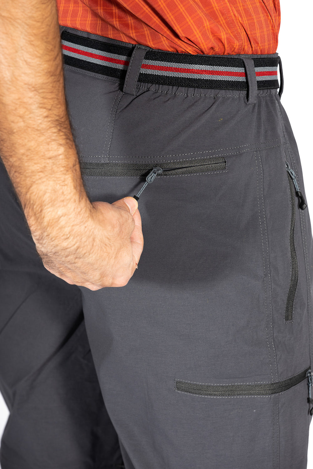 MauL Sport Herren Wanderhose elastisch T-Zipp-off Quebec