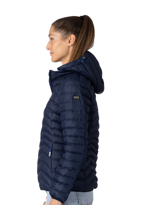 LPO Damen Steppjacke wattiert mit Kapuze Serafine