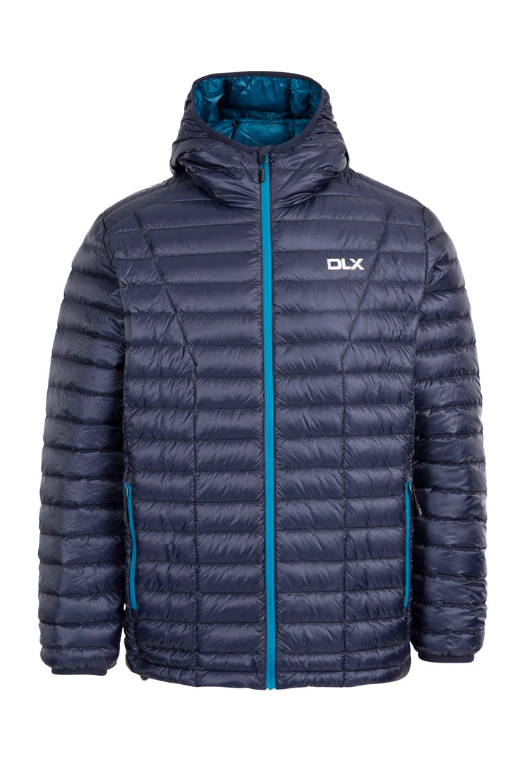 DLX Herren Ultraleicht Daunenjacke mit Kapuze