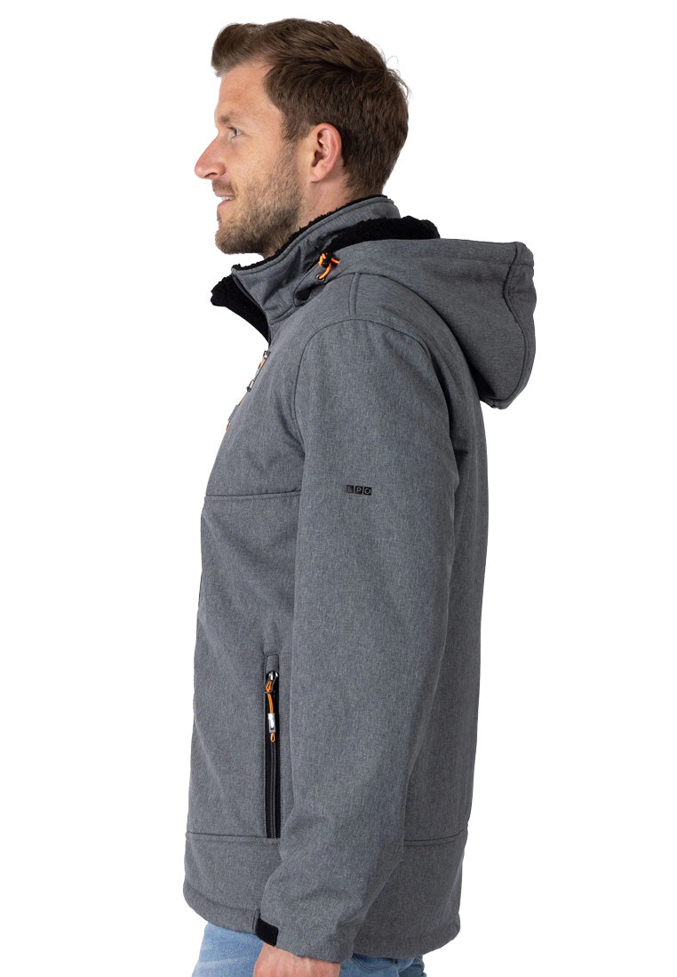 LPO Herren Softshelljacke mit Felleinsatz Laron
