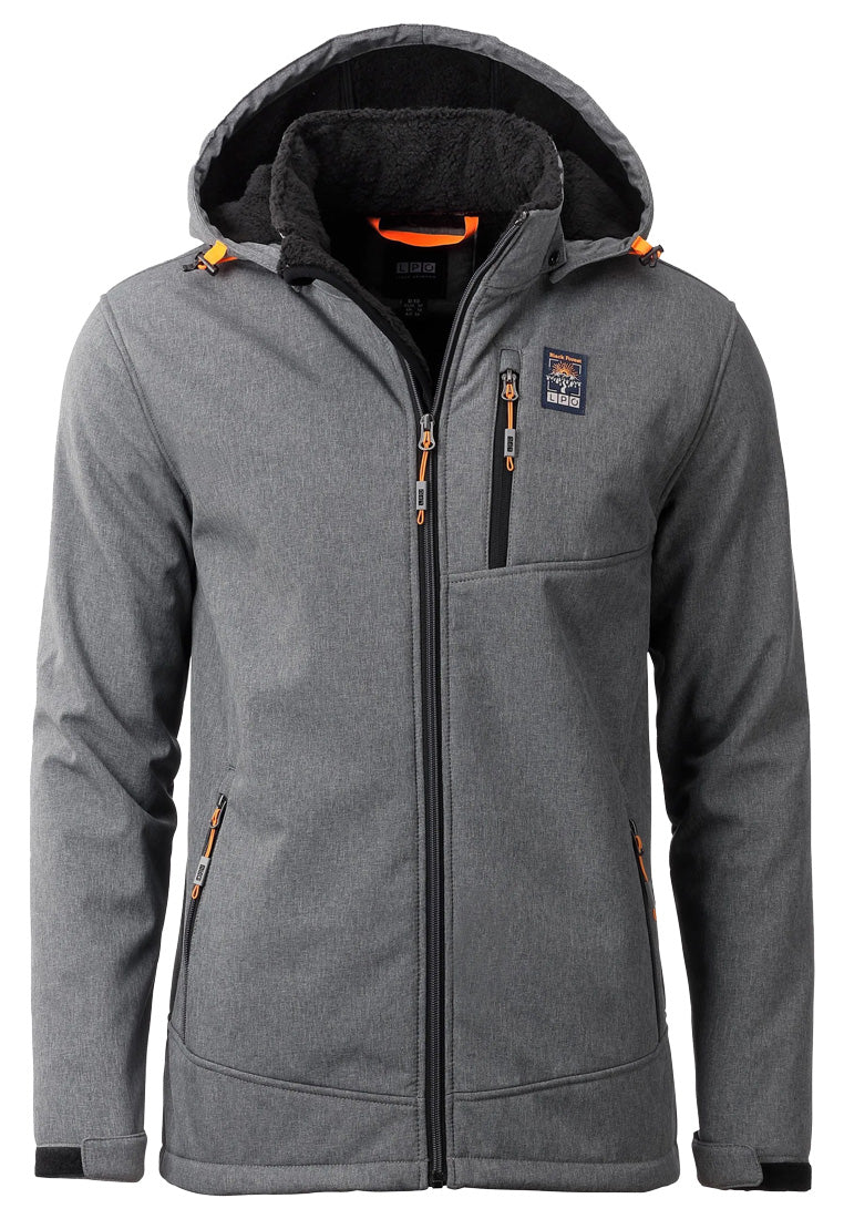 LPO Herren Softshelljacke mit Felleinsatz Laron