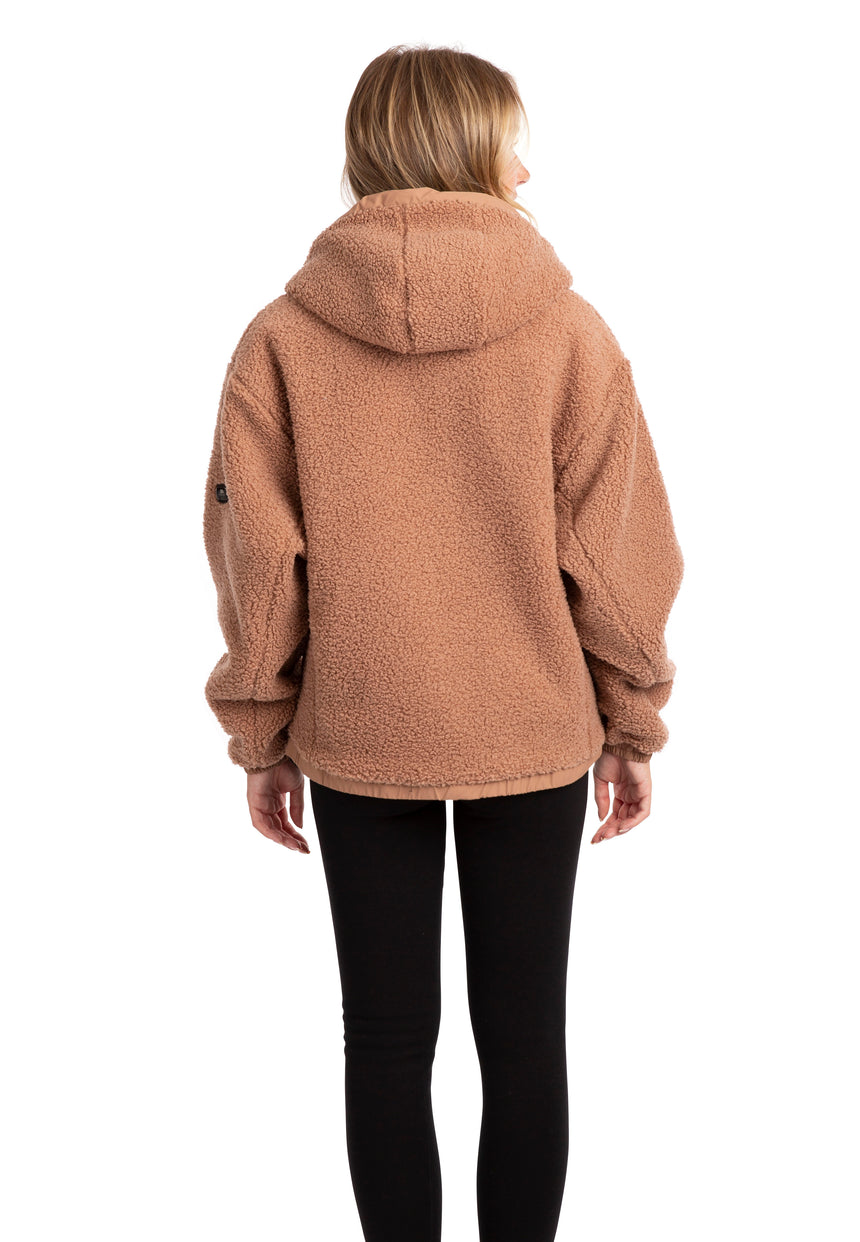 Tresspass Damem Oversize Sherpajacke BURLY