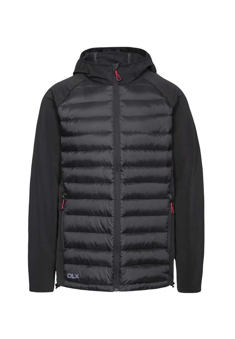 DLX Herren Outdoorjacke aus Materialmix CADE