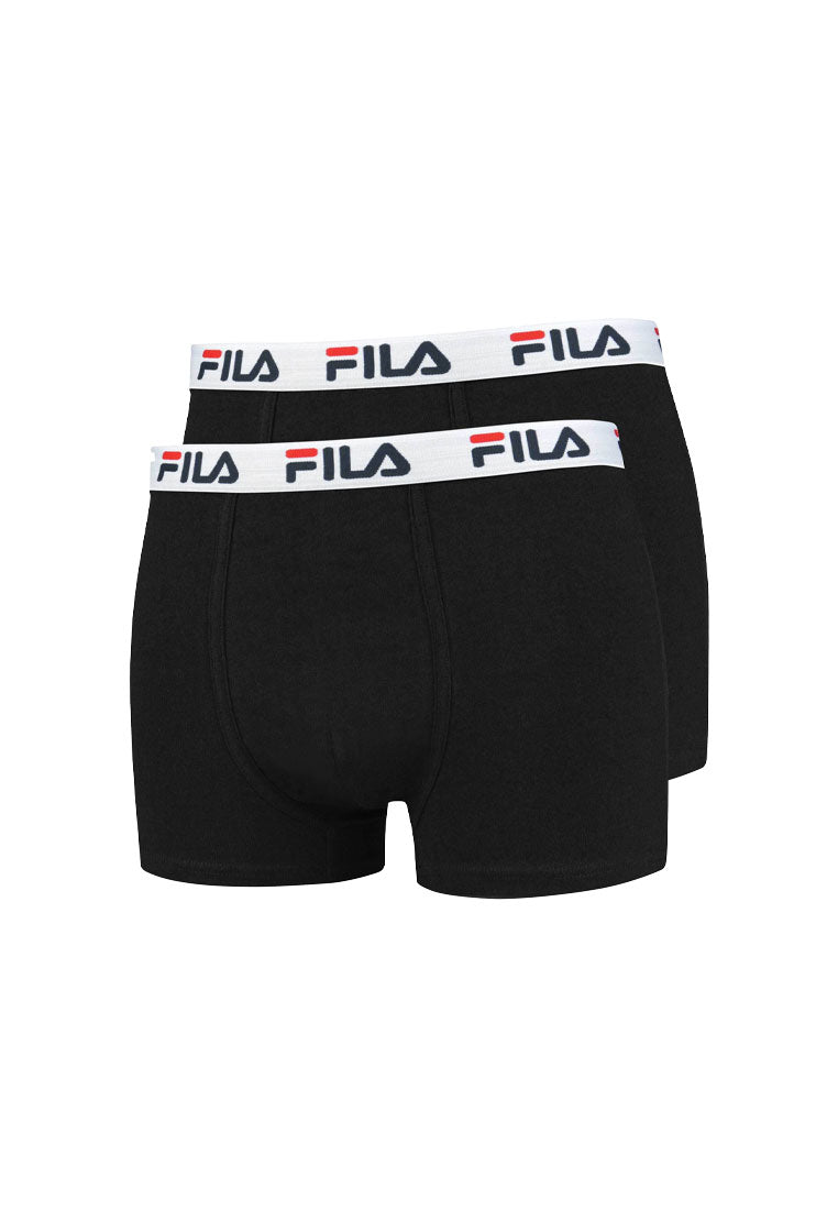 Fila Herren Boxershort 2er Pack schwarz/ weiß