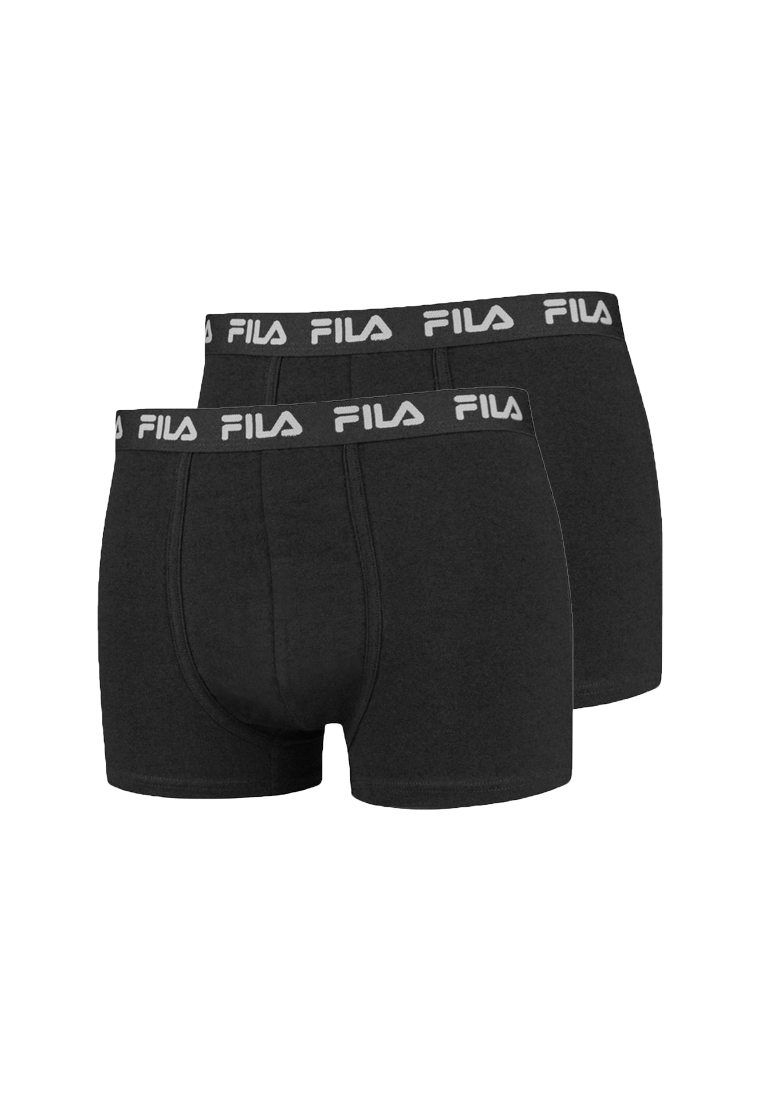 Fila Herren Boxershort 2er Pack schwarz/ schwarz