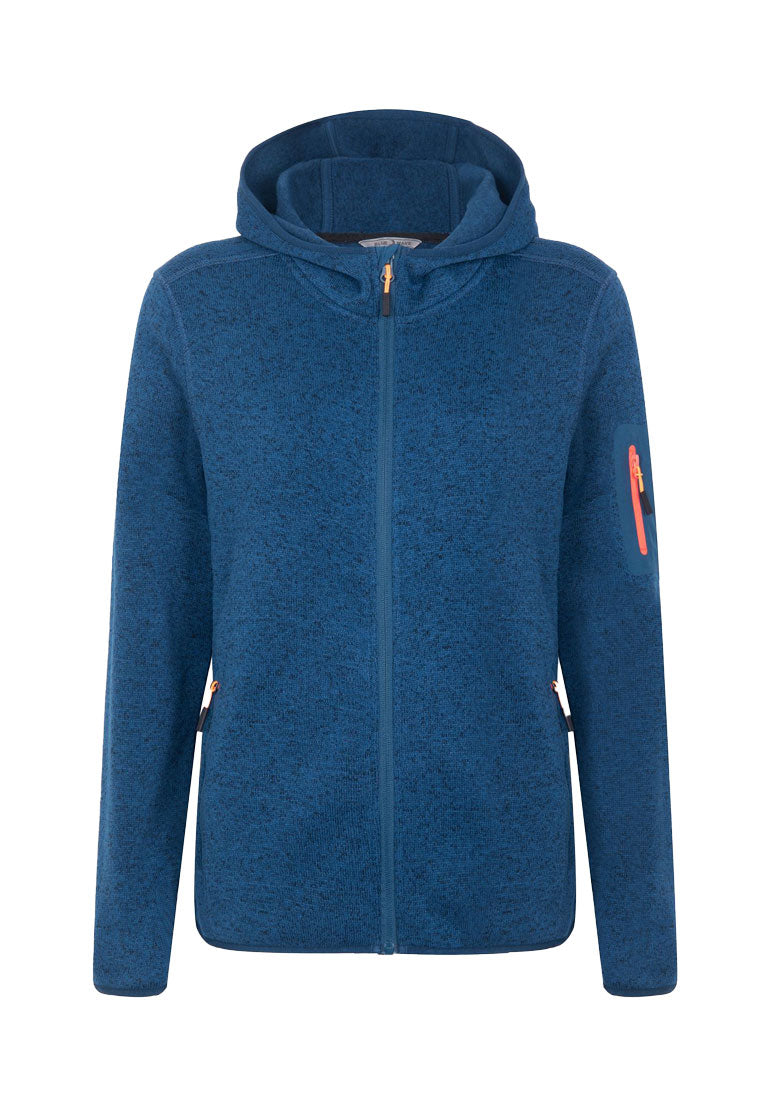 BLUE WAVE Damen Strickfleecejacke mit Kapuze Lotte