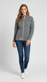 BLUE WAVE Damen Strickfleecejacke Helga