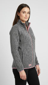 BLUE WAVE Damen Strickfleecejacke Helga