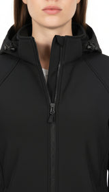 Blue Wave Damen Softshelljacke mit abnehmbarer Kapuze Maite 2224