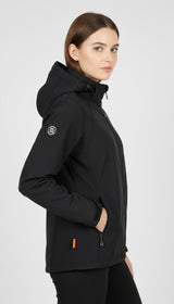 Blue Wave Damen Softshelljacke mit abnehmbarer Kapuze Maite 2224