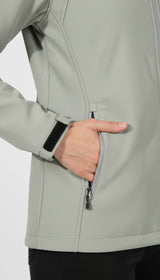 Blue Wave Damen Softshelljacke mit abnehmbarer Kapuze Maite 2224