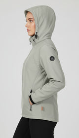 Blue Wave Damen Softshelljacke mit abnehmbarer Kapuze Maite 2224