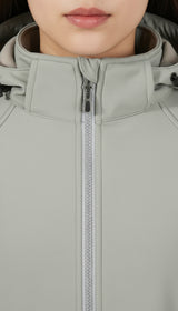 Blue Wave Damen Softshelljacke mit abnehmbarer Kapuze Maite 2224