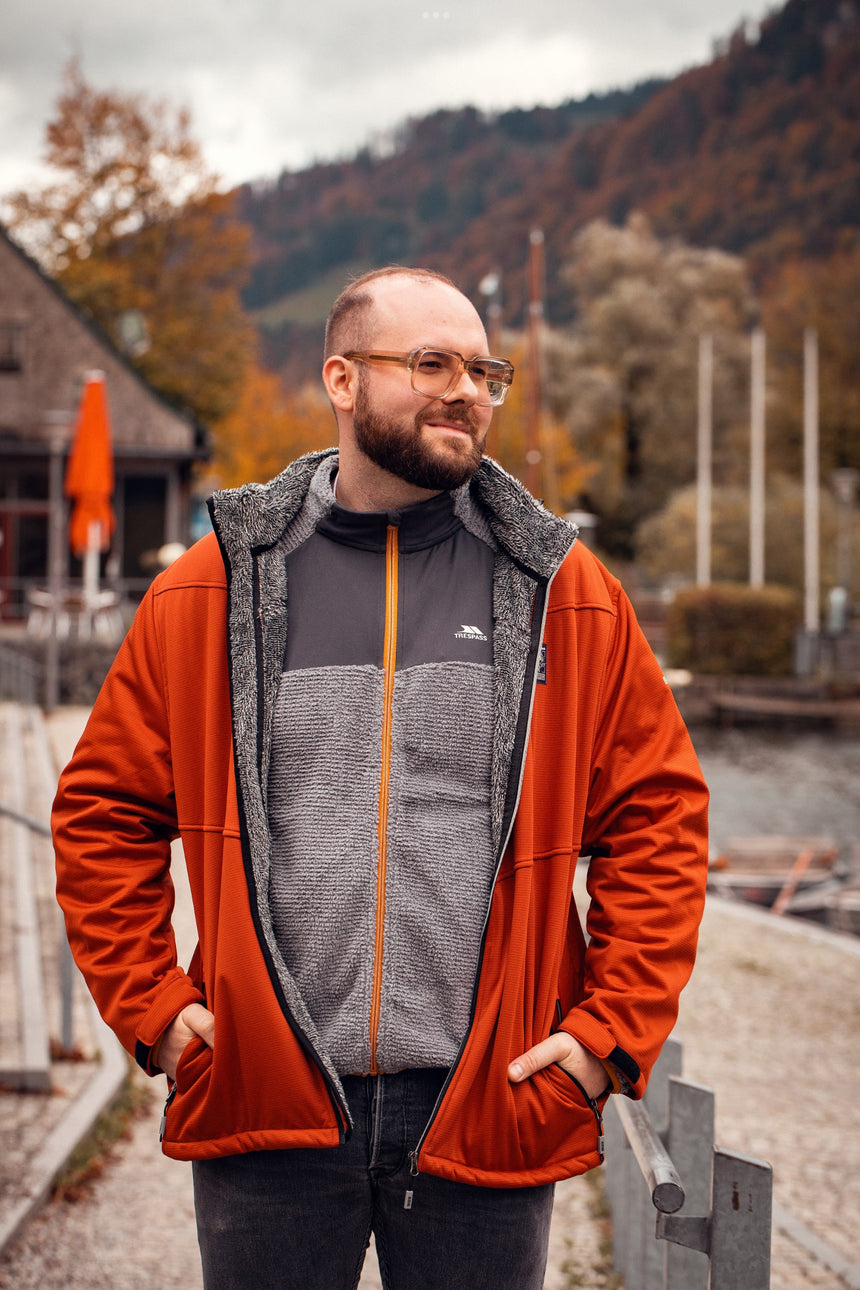 LPO Herren Softshelljacke mit Teddyfutter und Kapuze Laron 2 382520