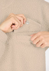 Athlecia Florrie W Sherpa Half Zip – Damen Pullover EA243308