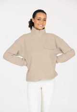 Athlecia Florrie W Sherpa Half Zip – Damen Pullover EA243308