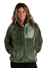 Tuxer Damen Teddy Fleecejacke Ruth