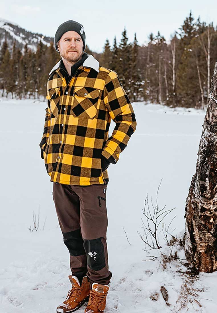 Tuxer Herren Overshirt Dawson – gefüttert mit abnehmbarem Kragen Dawson