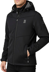 LPO Herren Softshelljacke mit Teddyfutter und Kapuze Laron 2