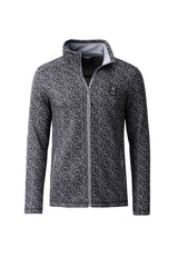 LPO Herren Strickfleecejacke mit modernem Allover-Design Aon