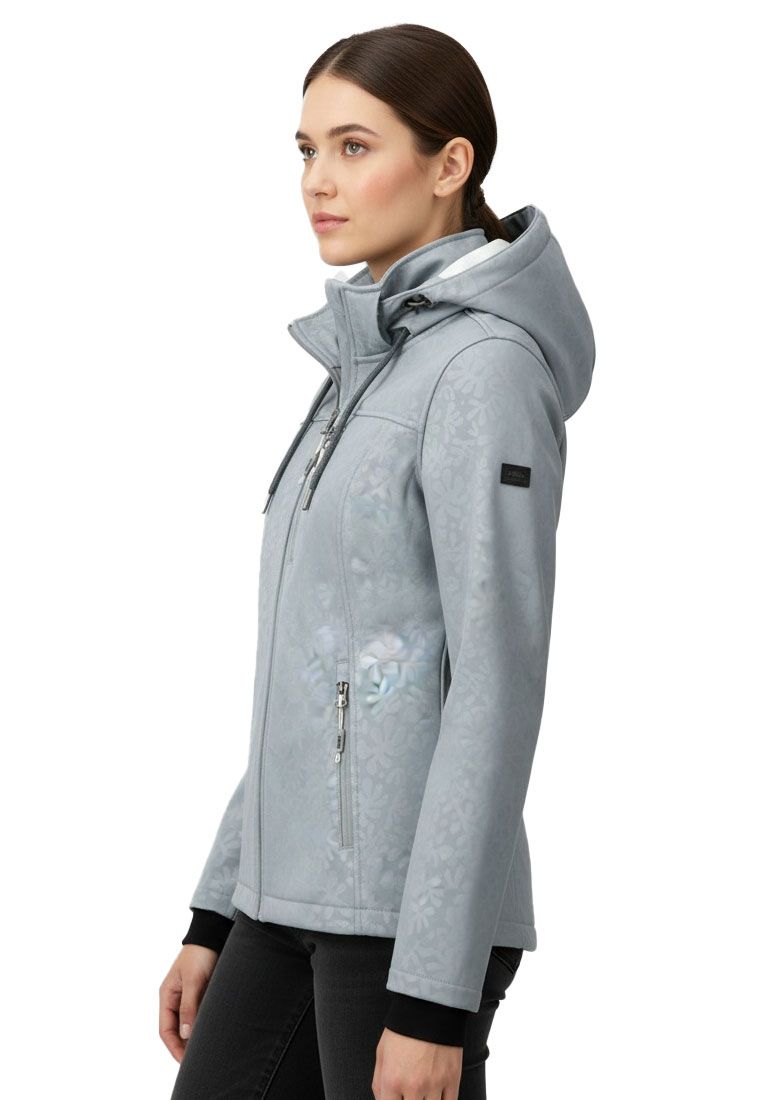 LPO Damen Softshelljacke mit Allover-Prägemuster Janice