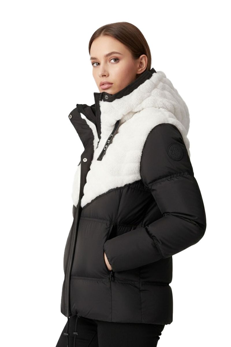 LPO Damen Jacke mit Webpelz-Futter und Kapuze Patricia
