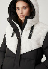 LPO Damen Jacke mit Webpelz-Futter und Kapuze Patricia