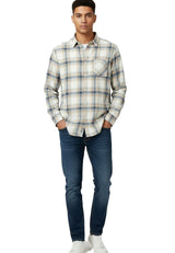 RAY Fashion Herren Flanellhemd