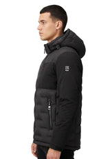 LPO Herren Steppjacke im Materialmix mit abnehmbarer Kapuze Justin