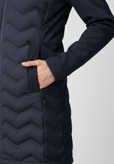 LPO Damen Steppmantel mit Softshell-Einsätzen Luna