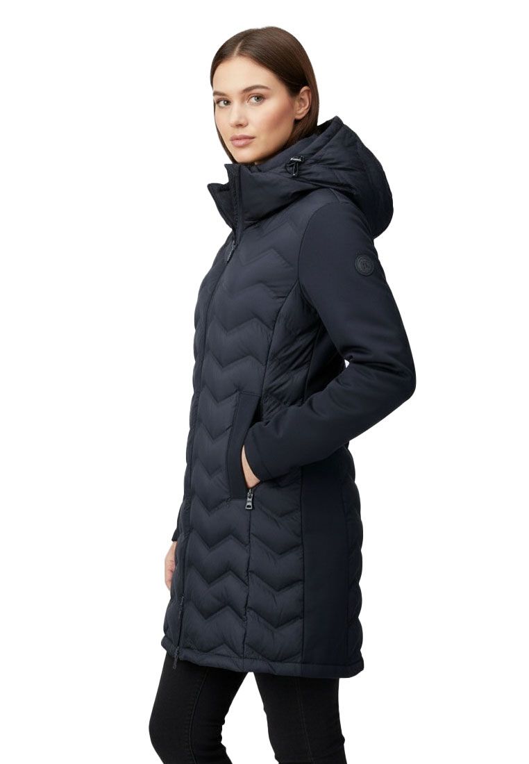 LPO Damen Steppmantel mit Softshell-Einsätzen Luna