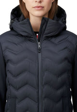 LPO Damen Steppmantel mit Softshell-Einsätzen Luna