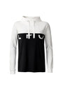 LPO Damen Hoodie mit weitem Ausschnitt und Colourblock-Design Mira