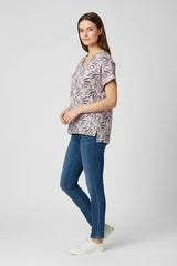 LPO Damen Funktions-T-Shirt mit Allover-Print Delia