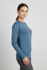 GTS Damen Langarmshirt – LADY SHIRT RAYON L/S PRINT