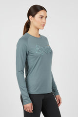 GTS Damen Langarmshirt – LADY SHIRT RAYON L/S PRINT