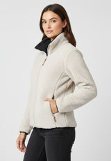 LPO Damen Fleecejacke aus Doubleface-Material Femke