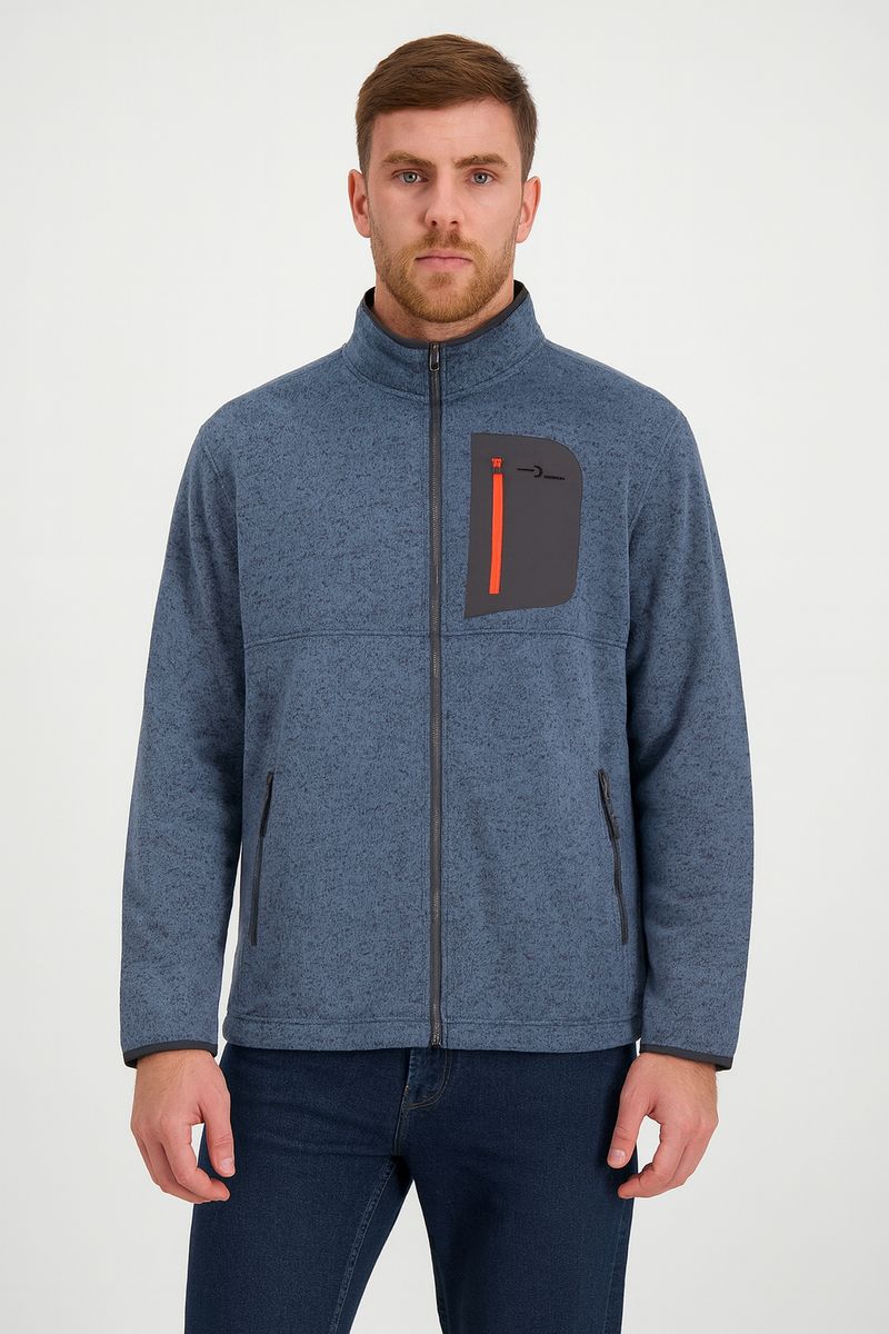 Blue Wave Herren Strickfleecejacke Liam