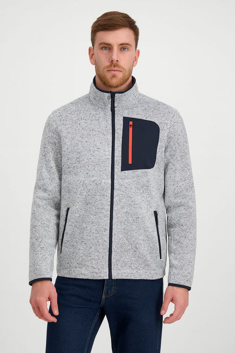 Blue Wave Herren Strickfleecejacke Liam