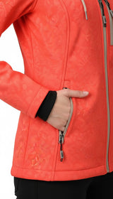 LPO Damen Softshelljacke mit Allover-Prägemuster Janice